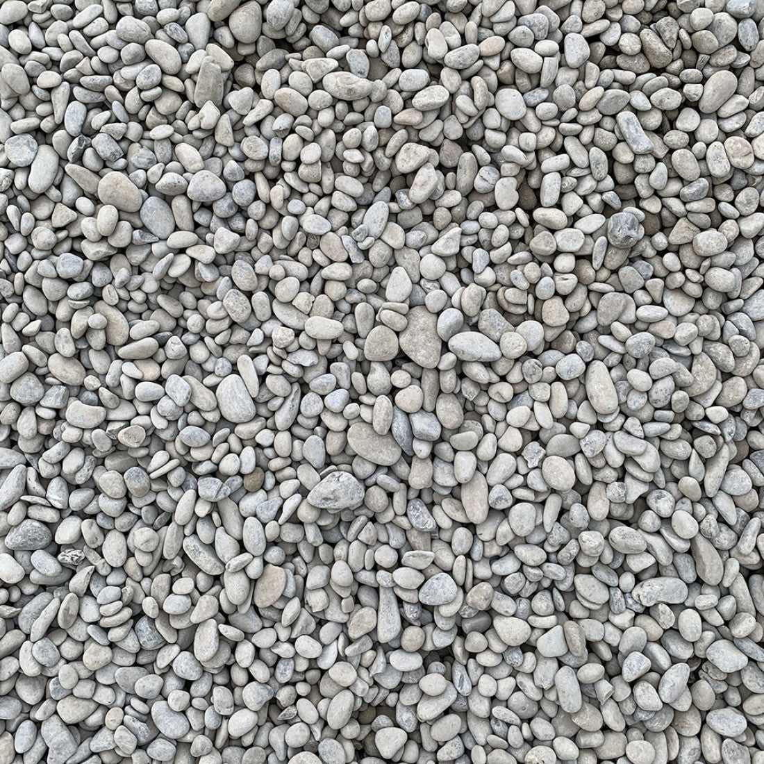 Grey stones 20–40mm close-up showing natural stone texture — Leading Landscapes Canterbury