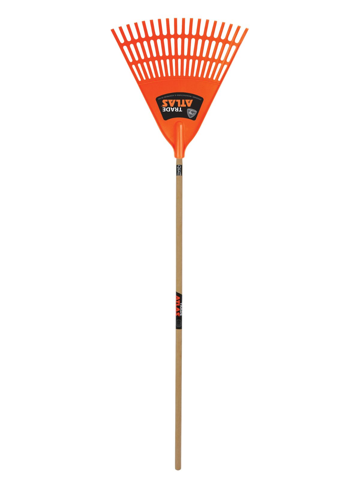 ATLAS leaf rake close-up showing tines — garden clean-up tool — Leading Landscapes Canterbury