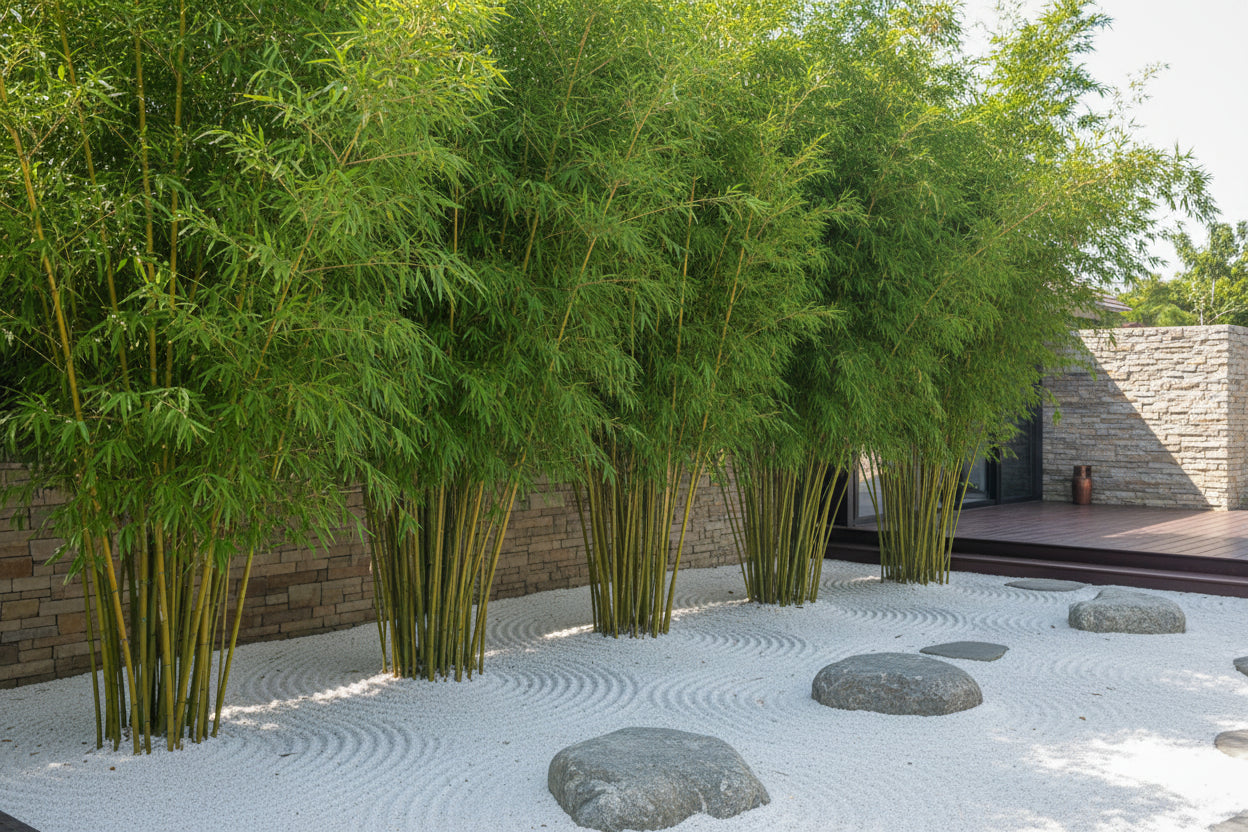 Bambusa Wang Tsai Chinese Goddess Bamboo with fine delicate foliage — Leading Landscapes Canterbury