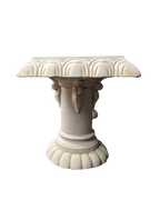 Garden Sculpture - Fluted Bench Seat