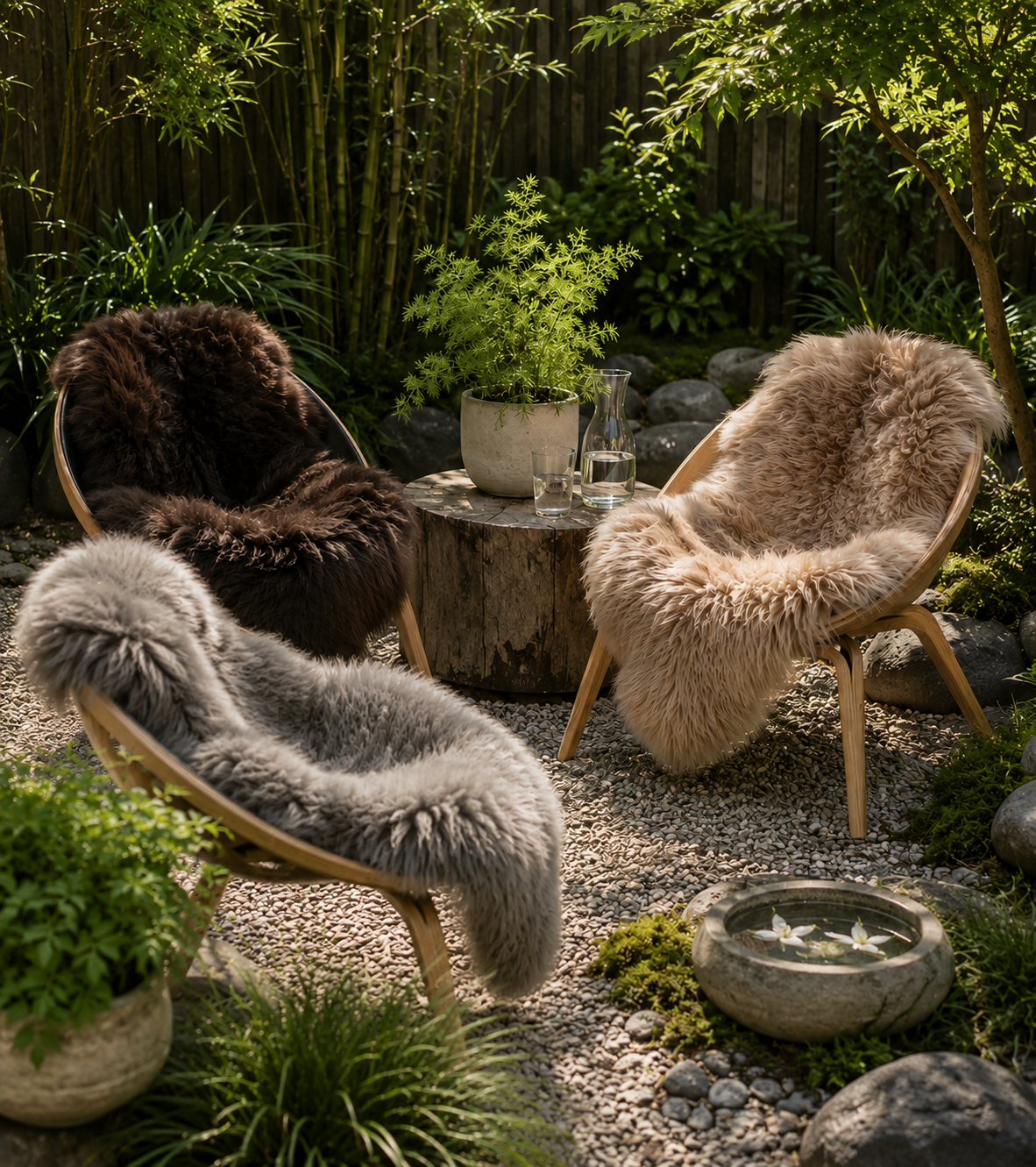 Icelandic Sheepskin rugs - Leading Landscapes Canterbury