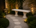 Fluted Bench Seat - Leading Landscapes Canterbury