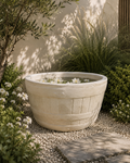 Barrel Planter - Leading Landscapes Canterbury