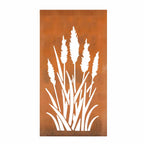 Corten steel SmartScreen Toe Toe design — decorative garden screen — Leading Landscapes Canterbury