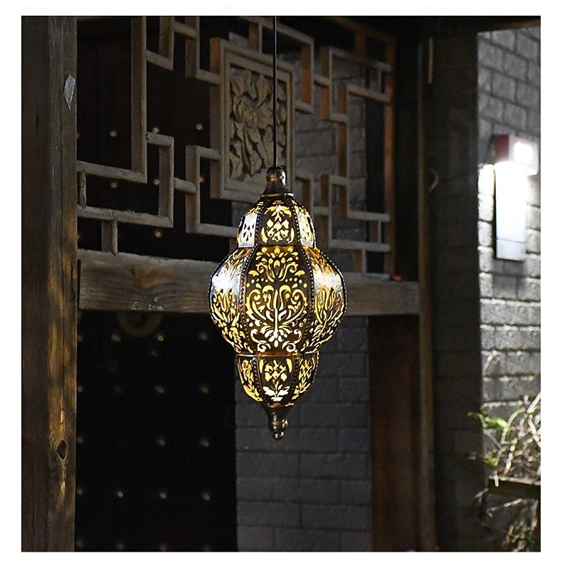 Moroccan inspired Solar Lantern - Leading Landscapes Canterbury