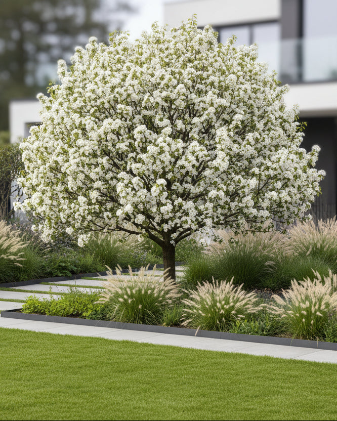 Pyrus Aristocrat Ornamental Pear autumn foliage colour — Leading Landscapes Canterbury