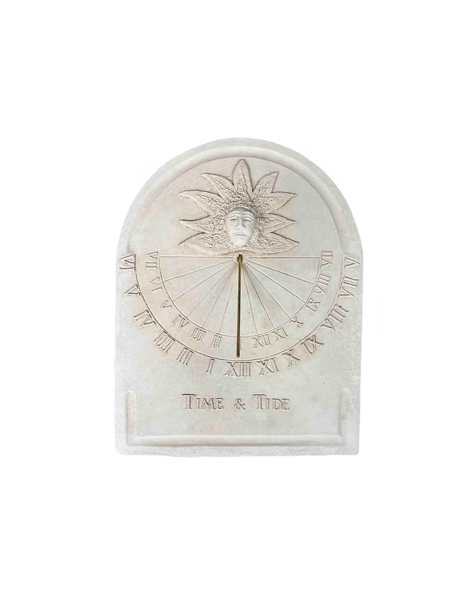 Garden Sculpture - Time & Tide Wall Sundial