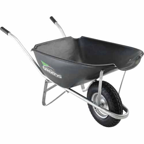 Greens, Black wheelbarrow - Leading Landscapes Canterbury