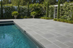 Bluestone paver close-up showing natural stone texture — Leading Landscapes Canterbury