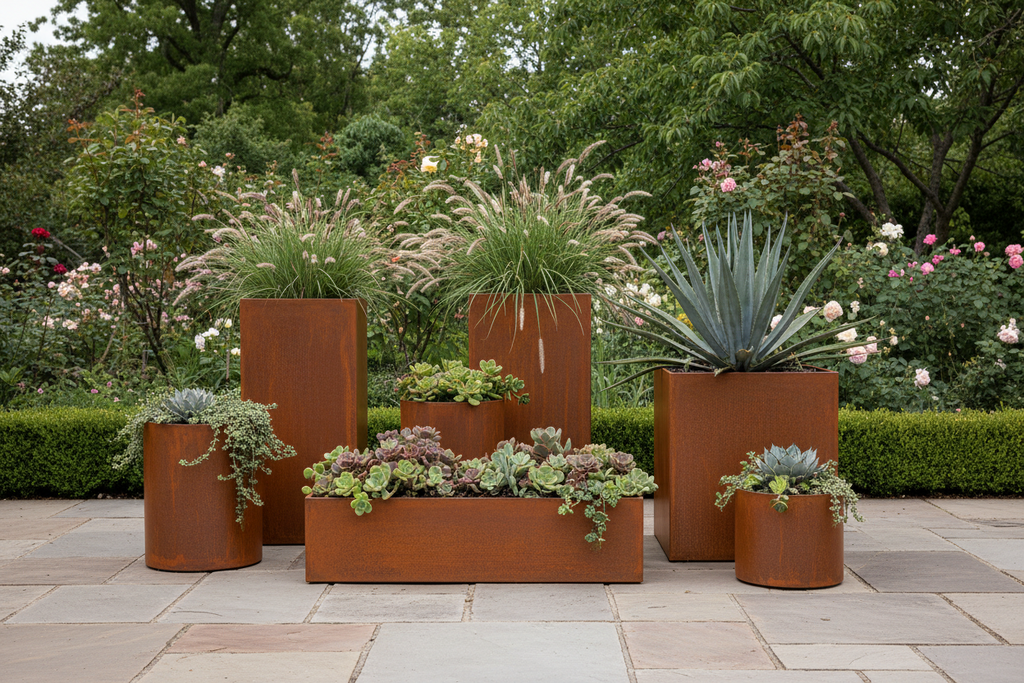 Corten Steel Planters