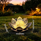Solar Lotus Flower Garden Lights - Set of 2
